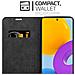 Custodia Compatibile Con Samsung Galaxy M52 5g In Rosso Mela - Coperchio Protettiva Con Chiusura Magnetica, Funzione Stand E Tasca Per Le Carte - Foto miniatura 3