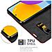 Custodia Compatibile Con Samsung Galaxy M52 5g In Rosso Mela - Coperchio Protettiva Con Chiusura Magnetica, Funzione Stand E Tasca Per Le Carte - Foto miniatura 4