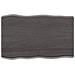 Piano Tavolo Marrone Scuro 80x50x (2-6) cm in Rovere Non Trattato - Foto miniatura 1