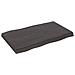 Piano Tavolo Marrone Scuro 80x50x (2-6) cm in Rovere Non Trattato - Foto miniatura 2