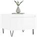 Tavolini Salotto 2pz Bianco Lucido 50x46x35cm Legno Multistrato - Foto miniatura 3