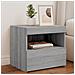 Comodini Con Luci Led 2pz Grigio Sonoma 50x40x45 Cm - Foto miniatura 1