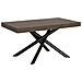 Tavolo Allungabile 90x160/264 Cm Famas Telaio Antracite - Noce - Foto miniatura 6
