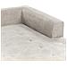 Divano Angolare 3 Posti Flam Velluto Grigio Lato Sinistro - Foto miniatura 2