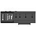 136-49 docking station per unità di archiviazione USB 3.2 Gen 2 (3.1 Gen 2) Type-C Nero - Foto miniatura 4
