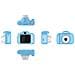 Macchina Fotografica Digitale Per Bambini Easyclick Leggera, Blu - Foto miniatura 3