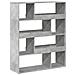 Libreria Grigio Cemento 100x33x125,5 Cm In Legno Multistrato - Foto miniatura 2