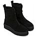 Mo.biancan38b Booties Stivaletti Pelle Scamosciata /nabuk Scarpe Donna Nero Eu 38, 410-16066007-300 990 - Foto miniatura 2