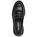 Black Leather Classic Closed Loafers Mocassino Pelle Scarpe Donna Nero Eu 40, 1-24727-43 003 - Foto miniatura 3