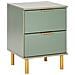 Comodino 2 Cassetti Walpole Verde - Foto miniatura 2