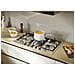 Piano Cottura Moderna CHG74WTX a Gas 5 Fuochi Gas Colore Acciaio Inox - Foto miniatura 6