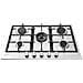 Piano Cottura Moderna CHG74WTX a Gas 5 Fuochi Gas Colore Acciaio Inox - Foto miniatura 3