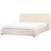 Letto Contenitore Bouclé Lavaur 180 X 200 Cm Beige - Foto miniatura 5