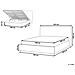 Letto Contenitore Bouclé Lavaur 180 X 200 Cm Beige - Foto miniatura 8