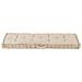 Lusso Casadino -  Cuscino Per Pallet E Pavimento In Cotone 120x40x7 Cm Beige - Foto miniatura 3
