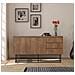 Sabinov Credenza In Legno Con 2 Porte E 3 Cassetti 140 Cm - Foto miniatura 1