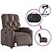 Poltrona Reclinabile Elettrica Marrone in Similpelle - Foto miniatura 6