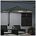 Ombrellone da Giardino a Parete con LED Sabbia 248 cm - Foto miniatura 3