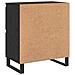 Sideboards 3 pcs Rovere nero 180 x 35 x 70 cm Legno multistrato - Foto miniatura 9