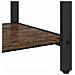 Appendiabiti Rovere fumo 95 x 34 x 184 cm Legno multistrato - Foto miniatura 8
