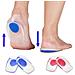 Gel Cuscinetti Rialzo Tallone Bicolore Misura Grande (blu+rosso) 2 Paia - Solette Ammortizzanti Morbide - Foto miniatura 1