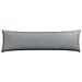 Cuscini da Divano 2 pcs Grigio chiaro 145 x 40 cm Tessuto - Foto miniatura 6
