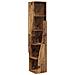 Mobile angolare Bianco 27,5x27x140cm Legno multistrato - Foto miniatura 1