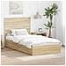 Letto con Contenitore con testiera Rovere Sonoma 100 x 200 cm - Foto miniatura 2
