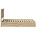 Letto con Contenitore con testiera Rovere Sonoma 100 x 200 cm - Foto miniatura 9