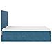 Struttura Letto Pouf con Materassi 160x200 cm Velluto - Foto miniatura 8