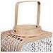 Lanterna In Rattan E Metallo Con Vetro 24x19x28h Cm - Foto miniatura 4