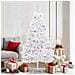 Albero di Natale Artificiale con Rami Pieghevoli Bianco 180 cm - Foto miniatura 2
