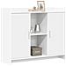 Credenza Bianco 98,5 x 33 x 80 cm Legno ingegnerizzato - Foto miniatura 2