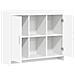 Credenza Bianco 98,5 x 33 x 80 cm Legno ingegnerizzato - Foto miniatura 3