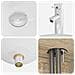 Mobiletto con Lavabo a Parete Rovere Sonoma 49,5 x 35 x 63 cm - Foto miniatura 6