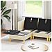 Set di divani modulari con spazio di archiviazione 6 pcs Crema - Foto miniatura 3