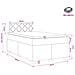 Letto box spring con materasso Grigio Chiaro 120 x 200 cm - Foto miniatura 6