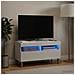 Mobile TV LED Bianco Lucido Legno ingegnerizzato - Foto miniatura 4