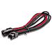 Cavo / Prolunga di Alimentazione Interno ITCPIDE6BR PCI-E 6Pin Femmina a 6Pin Maschio 250 mm Nero / Rosso - Foto miniatura 1