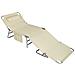 2 X Sdraio Pieghevole, lettini Prendisole, schienale Reclinabile, beige, ogs35-mi - Foto miniatura 5