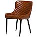 Set Di 2 Sedie Da Pranzo In Ecopelle Marrone Vintage Solano - Foto miniatura 27