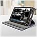 Custodia Tablet Fino A 10,1 Pollici Universale Funzione Stand Blu - Foto miniatura 3