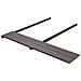 Pavimento Esterni Wpc Pieno Accessori 10m² 2,2m Marrone Scuro - Foto miniatura 4