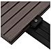 Pavimento Esterni Wpc Pieno Accessori 10m² 2,2m Marrone Scuro - Foto miniatura 5
