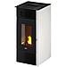 Stufa a Pellet Saba14 W Colore Bianco - Foto miniatura 1
