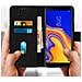 Custodia A Libro Samsung Galaxy J6 Plus Portacarte Funzione Supporto - Nero - Foto miniatura 3