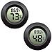 2-pack Mini Termometro Digital Lcd Monitor Dellinterno Gauge Esterna Del Tester Di Umidit Per Umidificatori Deumidificatori Serra Basement Babyroom Fahrenheit O Celsius (nero-2 Pack)  - Foto miniatura 1
