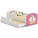 Luk Ii 160x80 Letto Matrimoniale Per Bambini Princess - Foto miniatura 1