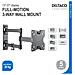 , Parete 3 Vie Full-motion, 13""-27"", 20kg, 75x75-100-100 - Foto miniatura 7