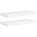 Scaffali a Parete 2 pz Bianco 60x23,5x3,8 cm in MDF - Foto miniatura 1